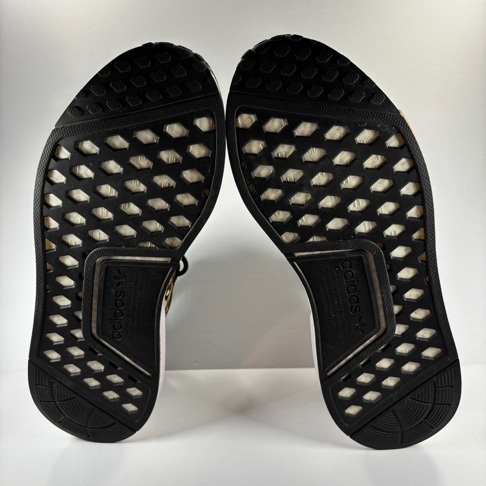 Adidas NMD R1 Women's Sneakers 9.5 Black Leopard Print Boost Casual Running - Picture 3 of 10